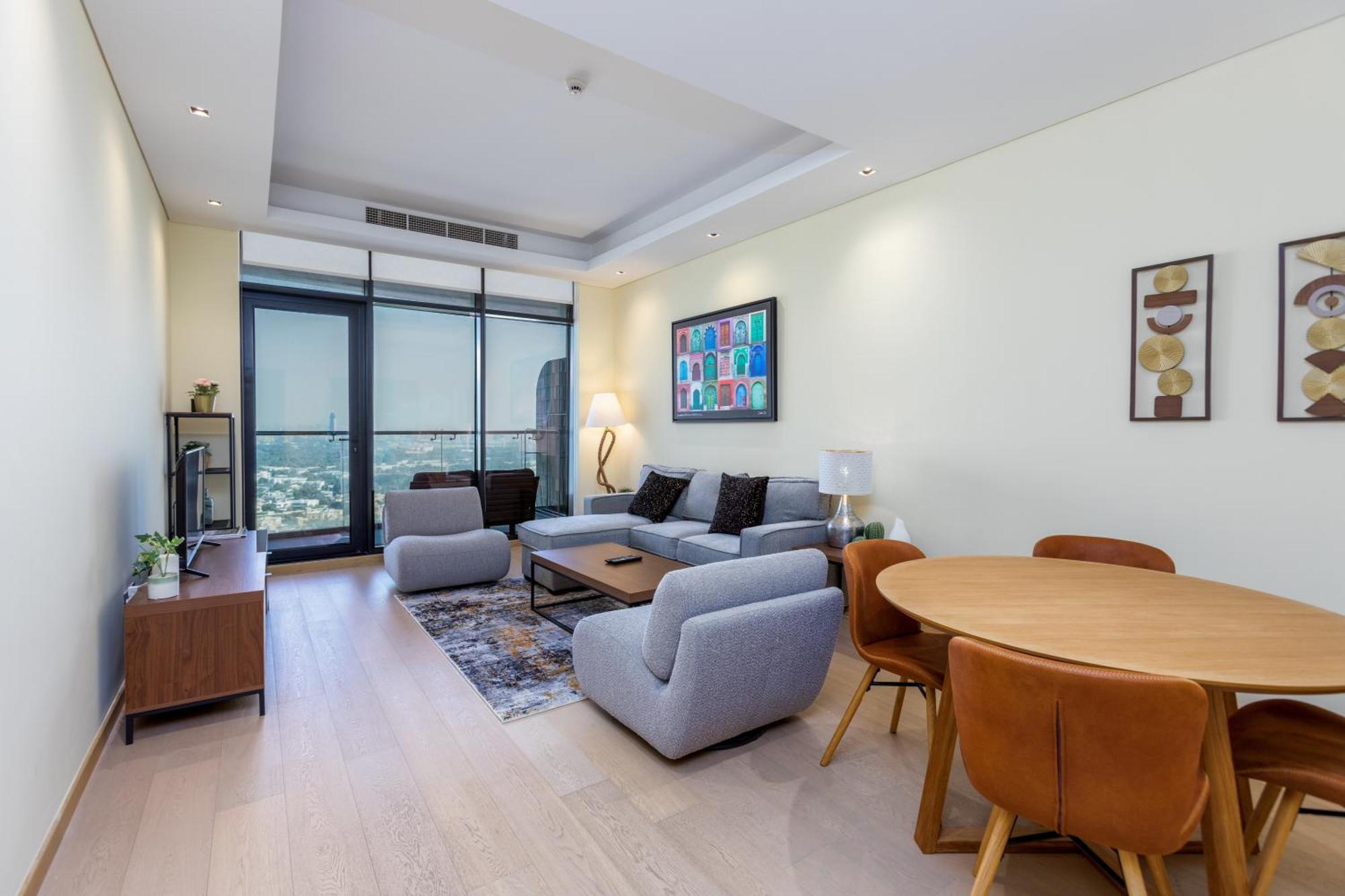 Modern 1br Apartment, High Floor, Near Mall * Дубай
